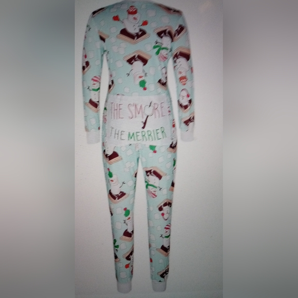 NWT WOMENS ONE PIECE ONSIE ROMPER JUMPSUIT PAJAMA CHRISTMAS CLUBWEAR PAR… - Picture 3 of 13